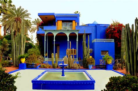 Majorelle Garden Marrakech - Yves Saint Laurent Home | Marrakech, Art ...