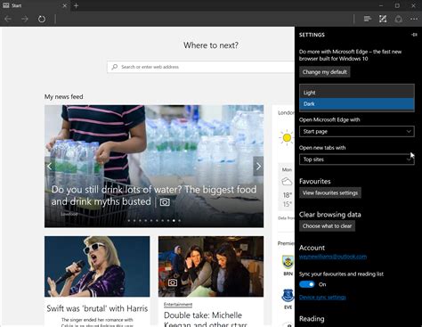 How to enable the dark theme in Microsoft Edge