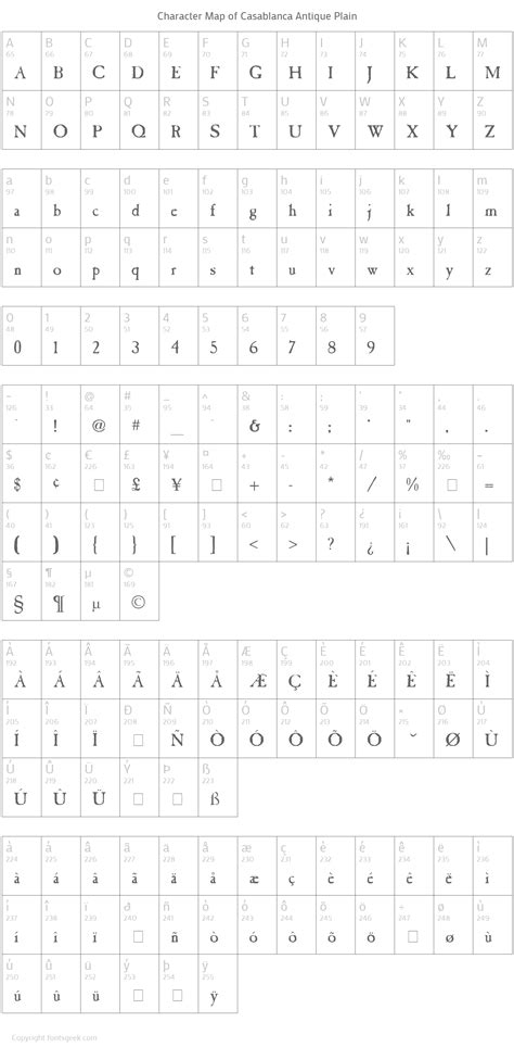 Casablanca Antique Plain : Download For Free, View Sample Text, Rating And More On Fontsgeek.Com