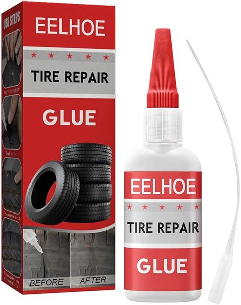 Rubber Glue for Tires,Waterproof Tyre Repair Glue | Flat Tyre Puncture Repair Sealant, Strong ...