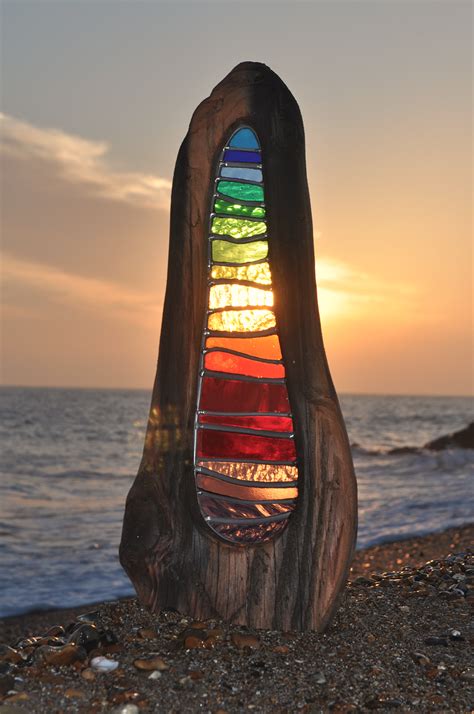 Louise V Durham stained glass sculpture Shoreham by Sea | Stained glass ...