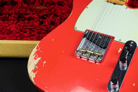 Fender Custom Shop 1959 Esquire Heavy Relic – Fiesta Red – GuitarPoint