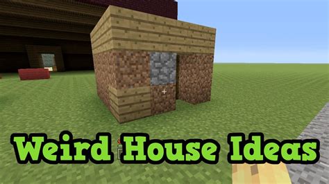 4 WEIRD Minecraft House Ideas (Inspiration) - YouTube