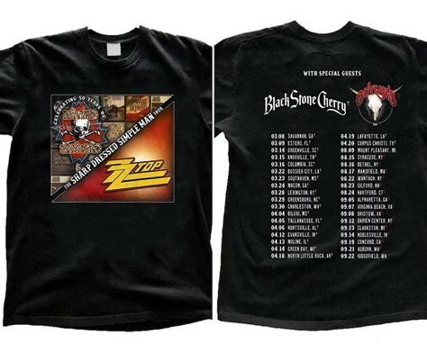 Lynyrd Skynyrd ZZ Top Tour 2024 Shirt, ZZ Top World Tour 2024 Shirt, Lynyrd Skynyrd Tour 2024 ...