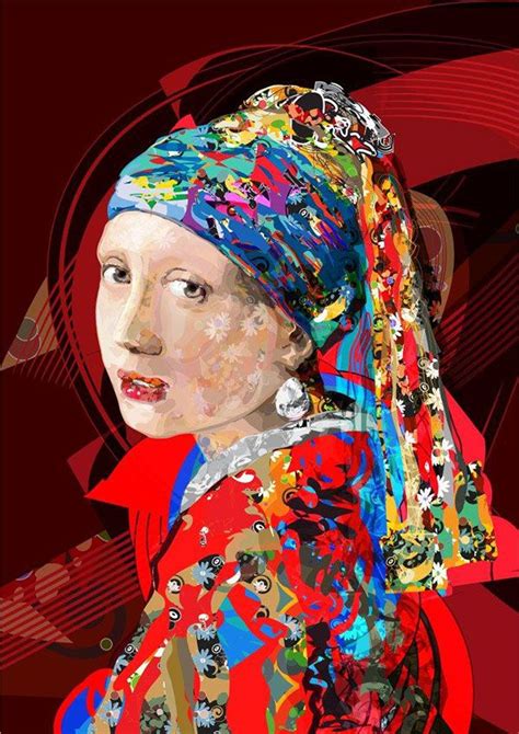 Girl With Pearl Earring, Art Parody, Johannes Vermeer, Art Base, Famous Art, Graphic Artist ...