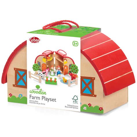 Wooden Farm Playset – ABC School Supplies