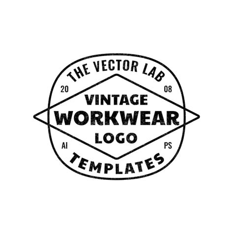 Vintage Workwear Logo Templates - TheVectorLab