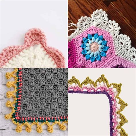 33 Crochet Borders and Edgings for Blankets - Free Patterns