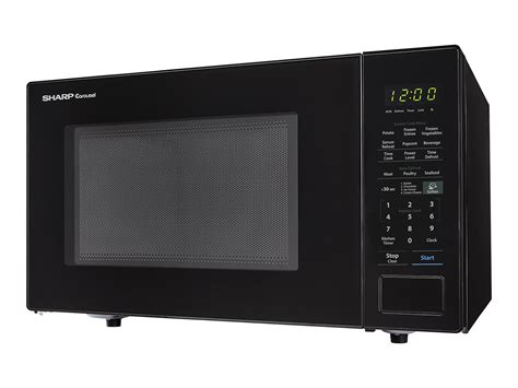 Sharp Carousel SMC1441CB - Microwave oven - freestanding - 1.4 cu. ft - 1000 W - black - Walmart ...