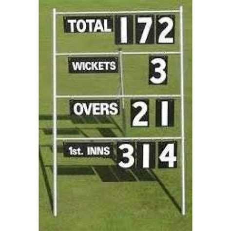Portable Cricket Scoreboard [4 Lines] | Net World Sports Australia