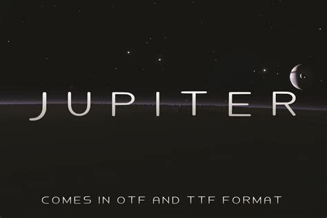 Jupiter (Font) by denestudios · Creative Fabrica