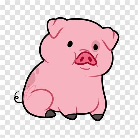 Domestic Pig Animated Cartoon Clip Art - Drawing Transparent PNG