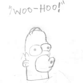 Homer Simpson Head Sketch by SuperMarioJeremy2008 on Newgrounds