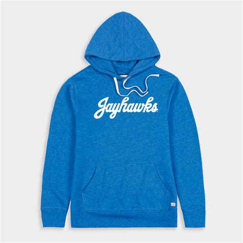 Classic Kansas Jayhawks Baseball Script Hoodie | Homefield