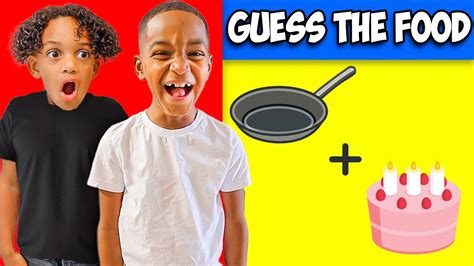 GUESS THE FOOD BY EMOJI CHALLENGE | The Prince Family Clubhouse - YouTube