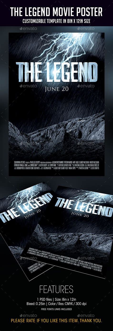 The Legend | Movie Poster | Movie posters, Hollywood images, Legend