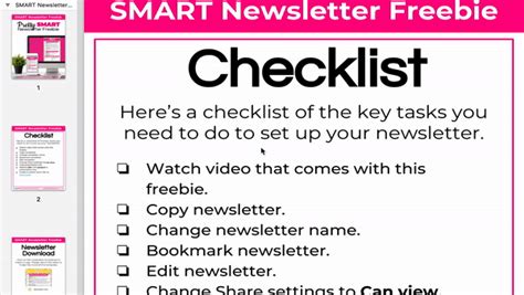 Free Editable Digital Classroom Newsletter ("Smart" Style) - FlapJack