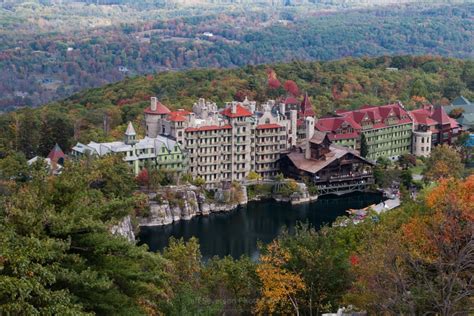 Mohonk Mountain House in October - Jeff Severson Photography