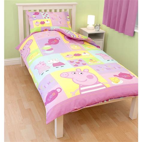 PEPPA PIG BEDDING SETS - SINGLE DOUBLE TODDLER DUVET COVERS / FITTED ...