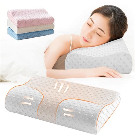 Latex Memory Foam Pillow 3 Colors Orthopedic Massage Pillow NeckPillow ...