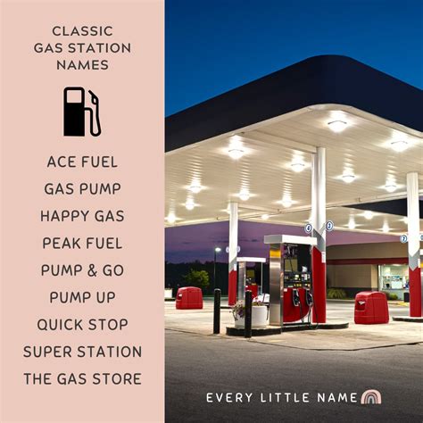 100+ Best Gas Station Names (Clever, Catchy, and Creative) - Every ...