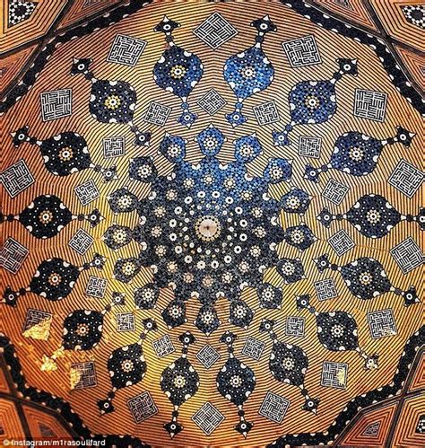 The breathtakingly intricate ceilings of Iran's stunning mosques ...