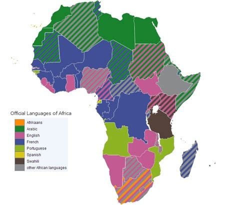 Map Of Languages In Africa - Washington Map State