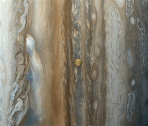 Io over Jupiter's clouds | The Planetary Society