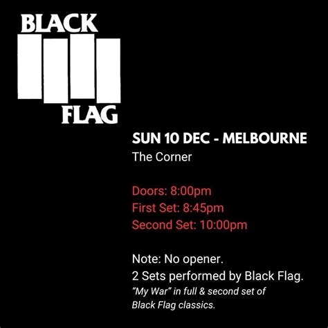 Black Flag Concert & Tour History (Updated for 2024) | Concert Archives