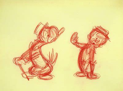 The Blackwing Diaries: Animation Roughs; Jose Carioca and a Gauchito