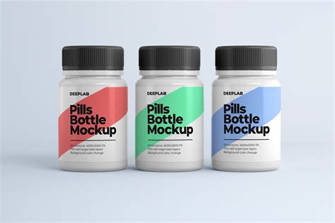 Medical Pill Bottle Mockup - FREE :: Behance