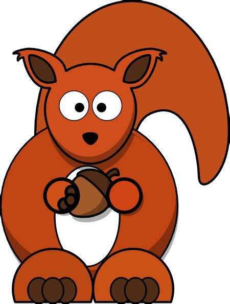 Red Squirrel Clip Art at Clker.com - vector clip art online, royalty free & public domain