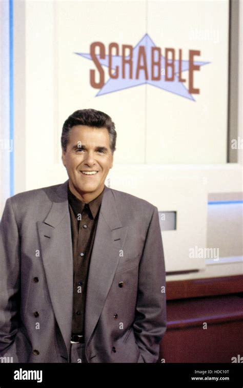 SCRABBLE, Host Chuck Woolery, 1984-90 Stock Photo - Alamy