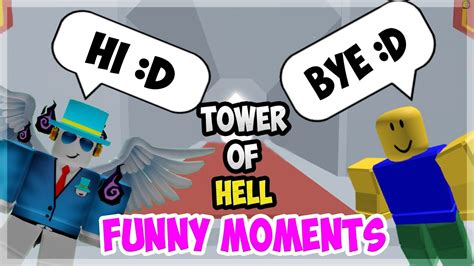 Tower of hell funny moments (roblox) - YouTube