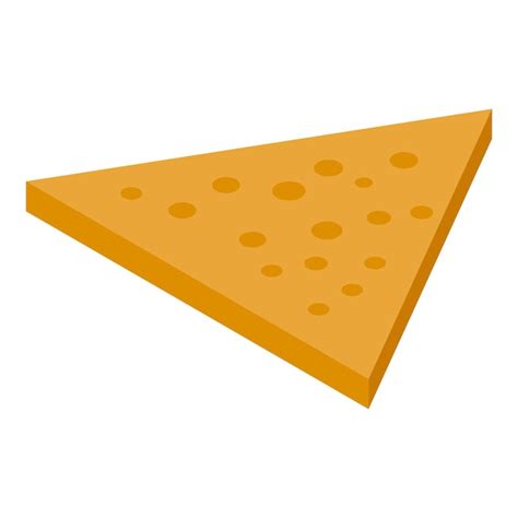 Premium Vector | Triangle chips icon isometric vector nachos mexican