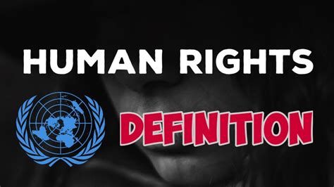 What Are Human Rights | Definition - YouTube