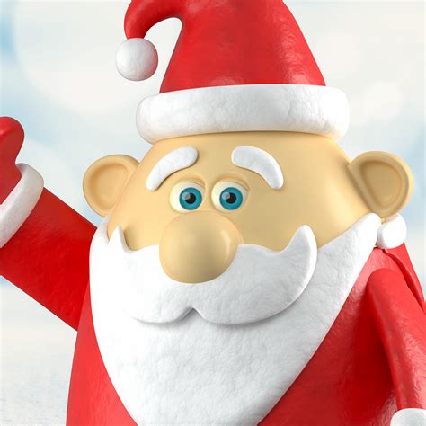 3D character - Santa Claus on Behance