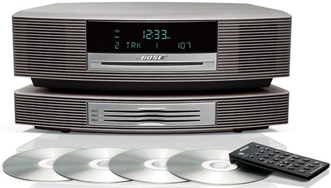 Buy Bose® Wave® Music System with Multi-CD Changer - Titanium Silver ...