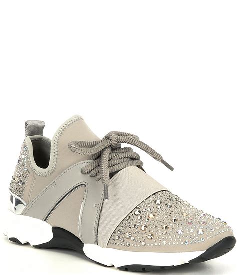 Carvela Lament Bling Embellished Lace-Up Sneakers | Dillard's ...