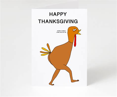 Happy Thanksgiving Card, Funny Thanksgiving Card, Printable Card ...