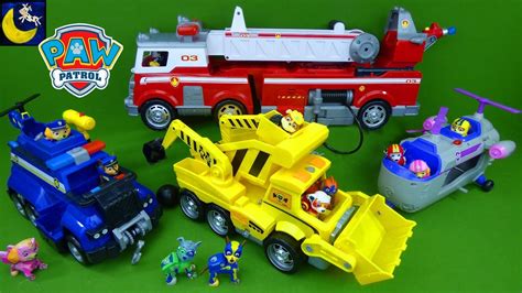 Paw Patrol Ultimate Rescue Toys Mini Vehicles Collection Fire Truck ...