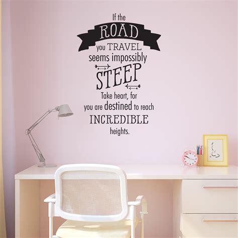 If the Road You Travel Wall Quotes™ Decal | WallQuotes.com