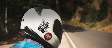 Motorcycle helmet stickers | Sticker Mule