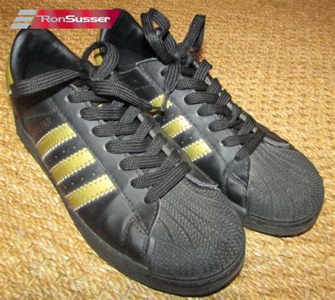 Adidas Superstar Sneakers Athletic Shoes Black/Gold Sz 6 #668760 – RonSusser.com
