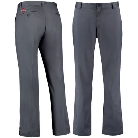 Ohio State Buckeyes Nike Golf Flat Front Performance Pants - Gray