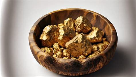 Premium Photo | Gold ore nuggets