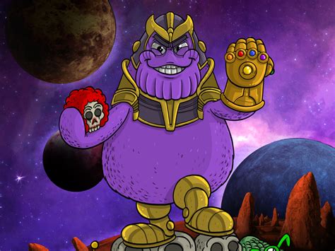 Thanos Grimace mashup!! by Scott Brinkley on Dribbble