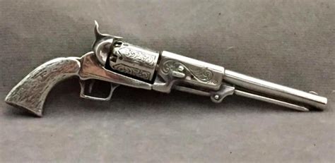 Sold Price: Sterling silver miniature replica gun. 39.1g - Invalid date PDT