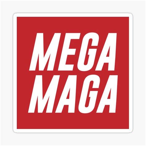 "Mega Maga Republican Red Wave" Sticker for Sale by Heartworx | Redbubble