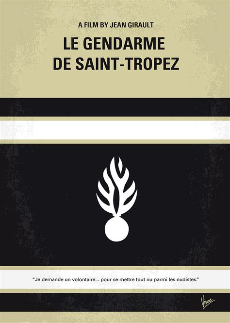 No186 My Le Gendarme de Saint-Tropez minimal movie poster Digital Art ...